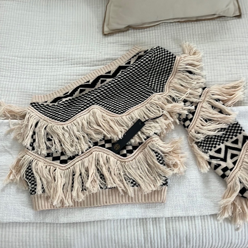 House of Harlow X Revolve One Sleeved Sweater